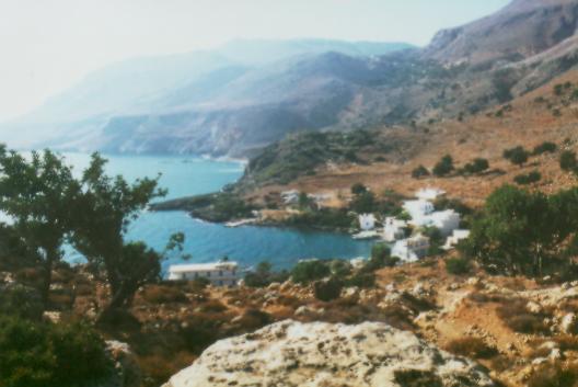 Unterwegs von Loutro zur Marmara-Bucht