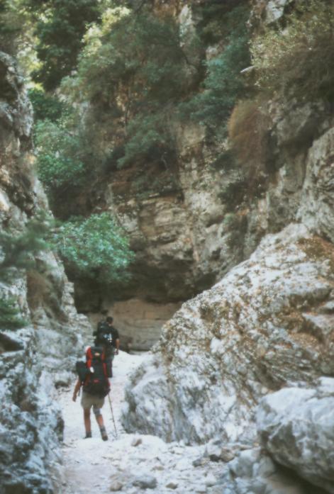 Durch die Imbros-Schlucht