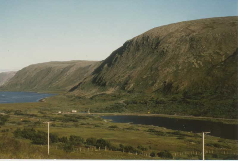 Die Landenge hinber zur Nordkinn-Halbinsel