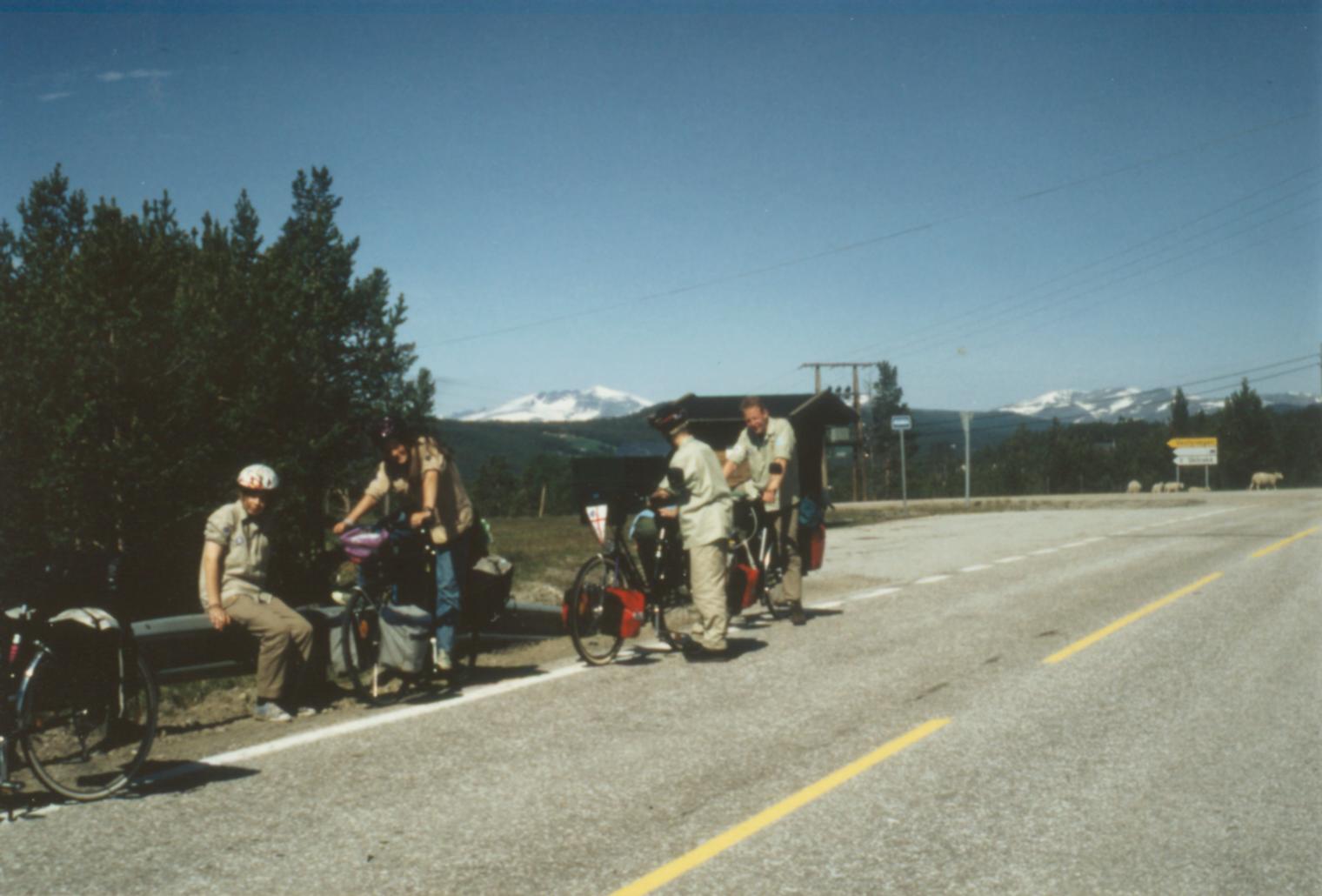 Unterwegs auf norwegischen Reichsstraen