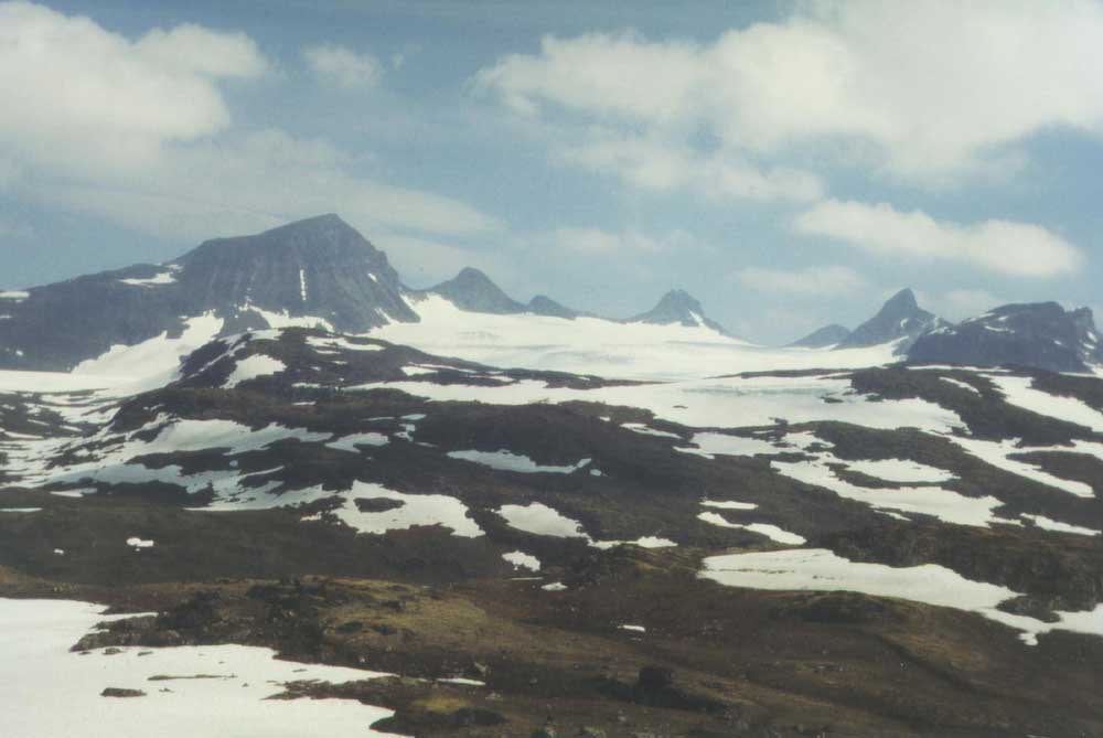 Jotunheimen von der RV 55 gesehen