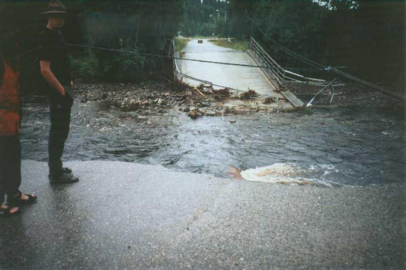 So hatten wir uns den Start nicht vorgestellt: Regen, Regen, Regen und viel Hochwasser