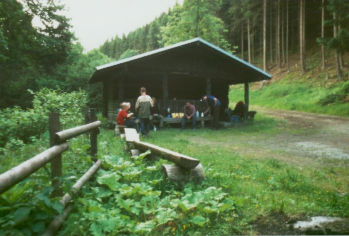 bernachtung in der Forsthtte