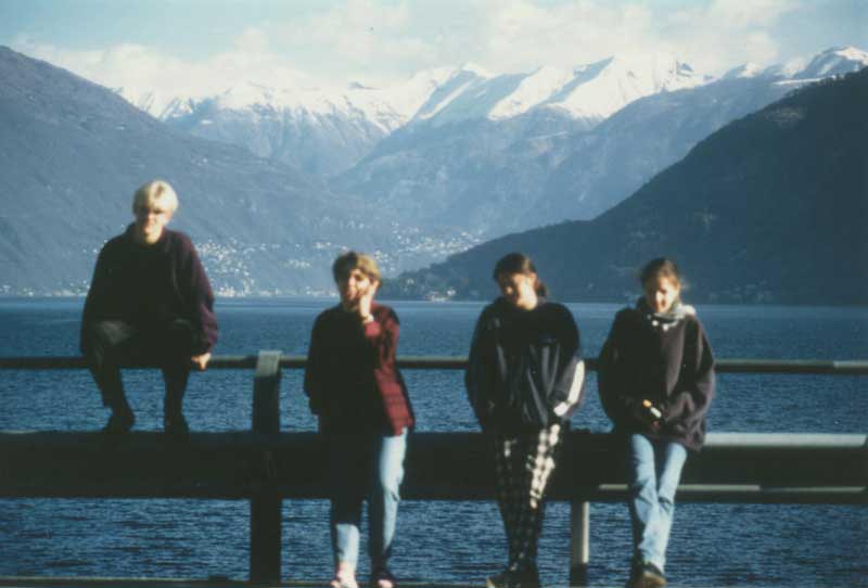 Rast an der Uferpromenade von Locarno