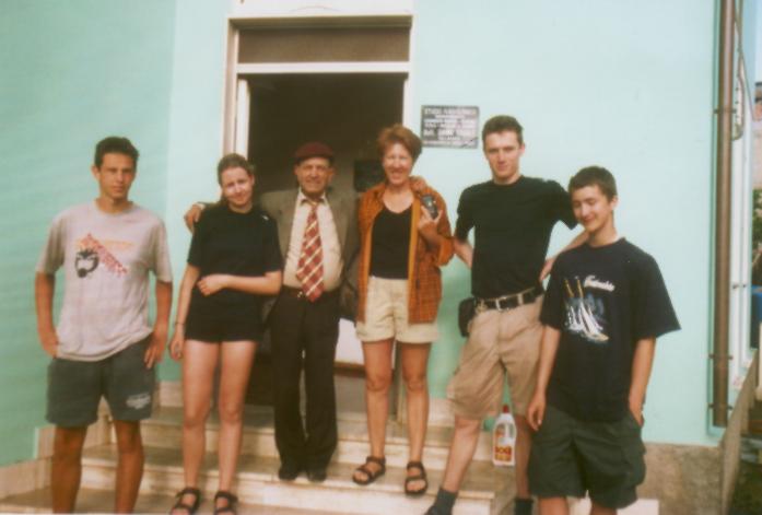 Grupppenfoto mit unserem freundlichen Gastgeber