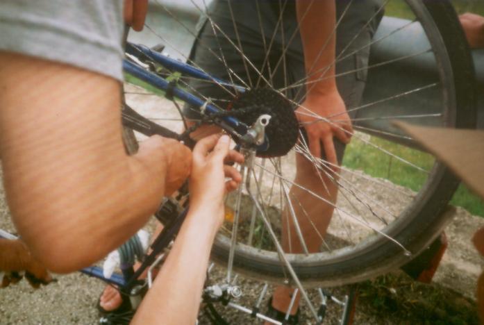 Kettenverkrzung auf ein einziges Zahnrad