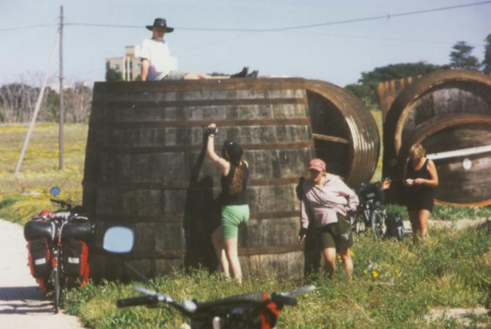 Rast auf ausgedienten Sherry-Fssern in Marsala