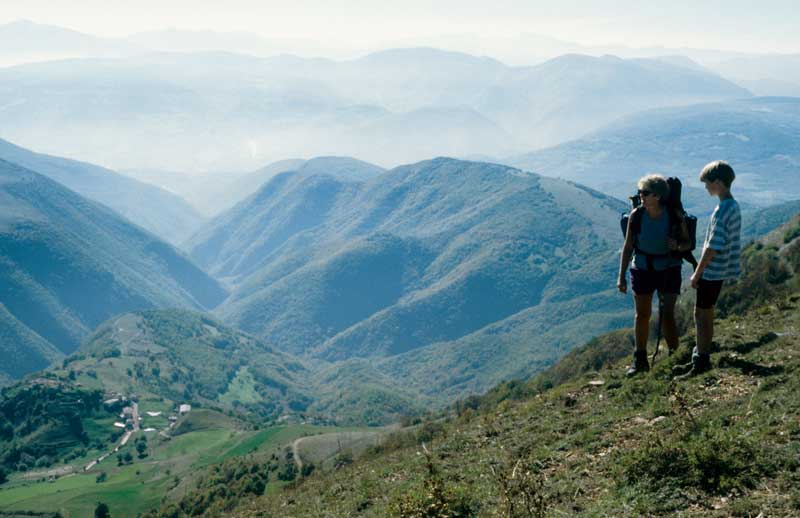 Blick hinunter auf Riofreddo