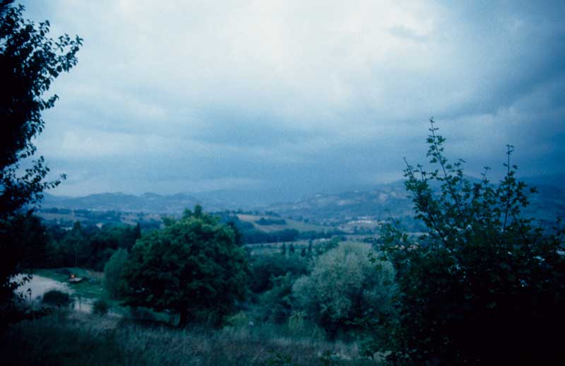 Aufziehendes Gewitter ber Colle