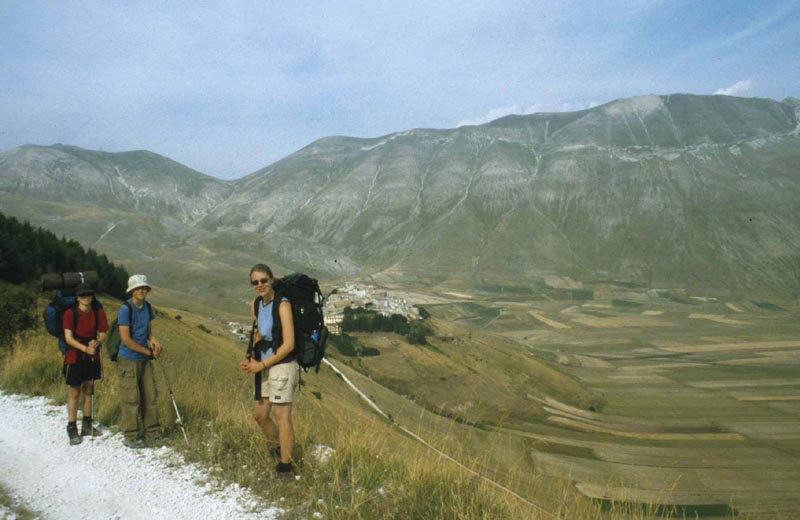 Castelluccio endlich in Sicht