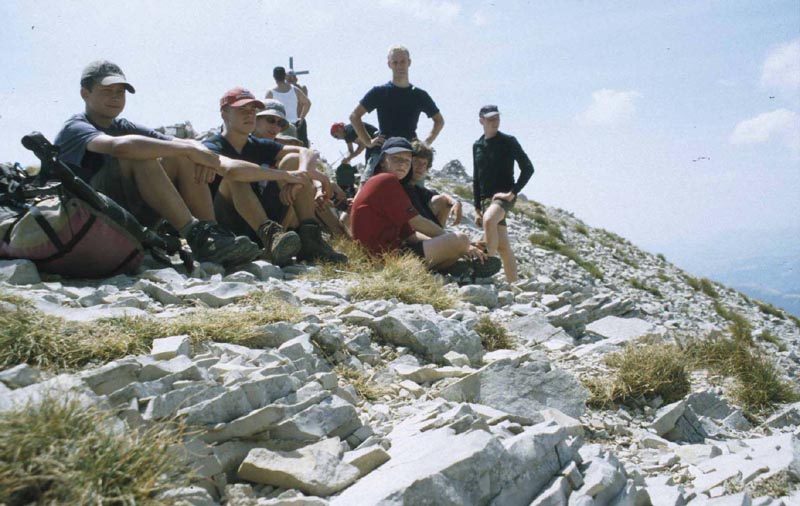 Auf dem Gipfel des Monte Vettore