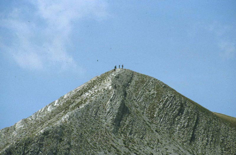 ber die Gipfelkette weiter zur Forca Viola