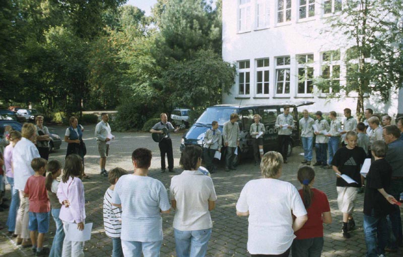 Verabschiedung durch die Eltern