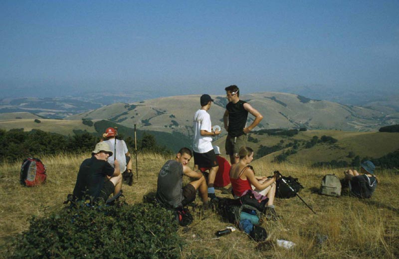 Ausblick vom Poggio Martello, einer der beiden Kuppen den Monte Cavallo