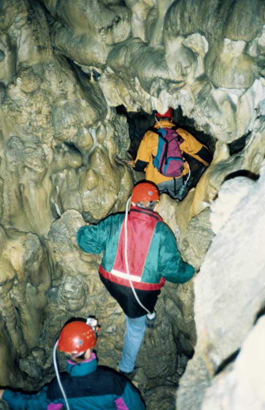 Die Hhle entschdigt fr die Strapazen des Abstiegs